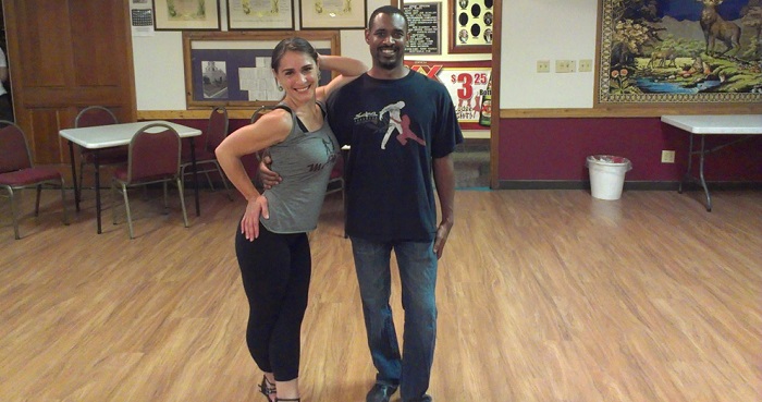 salsa dance instructors at elks lodge