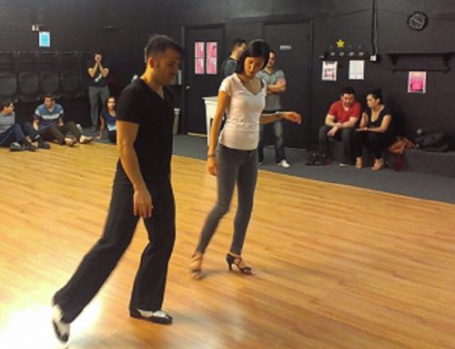 Salsa lesson with David Olarte