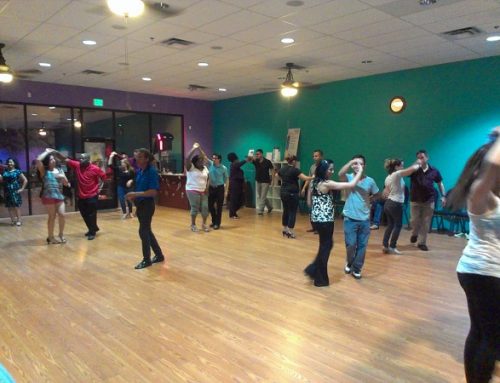 Monday salsa lesson with Yana Naftaliev.